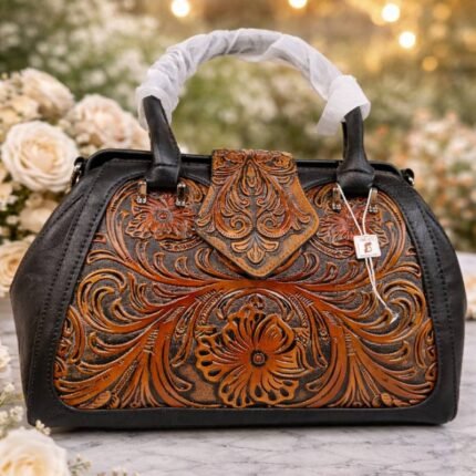 Embossed Luxury Handbag